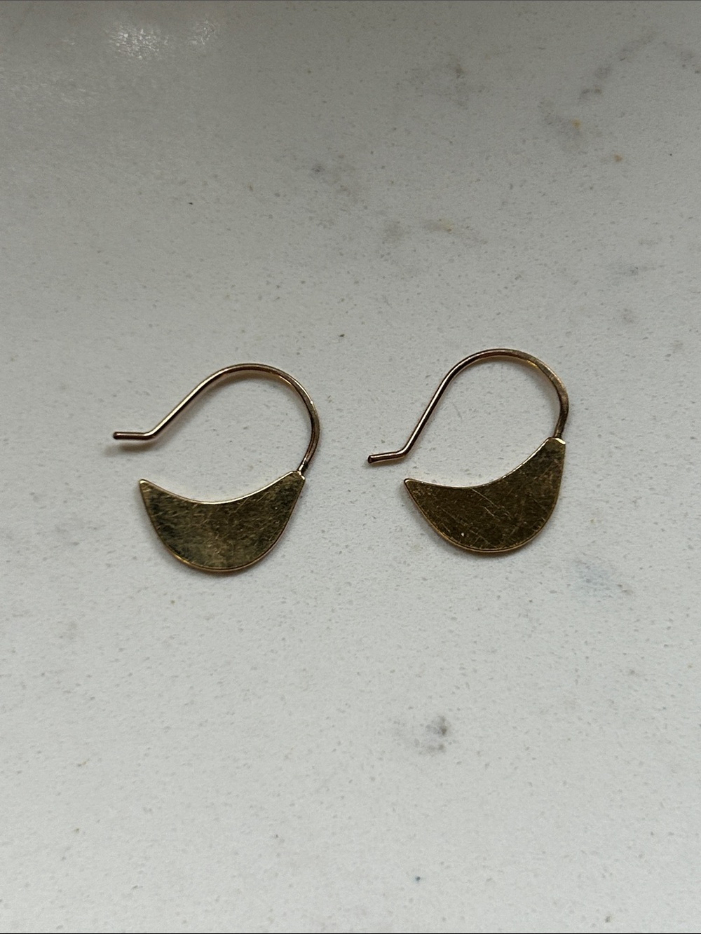 Crescent Machete Hoop earrings from Seaworthy independent designer